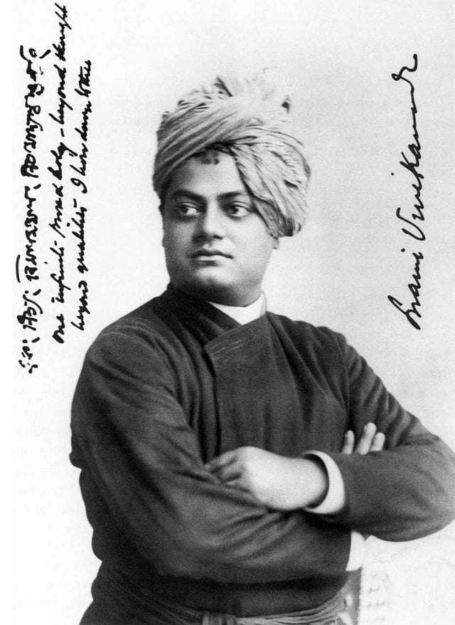 Swami Vivekananda was a key figure in introducing Vedanta and Yoga in Europe and the United States, raising interfaith awareness and making Hinduism a world religion.