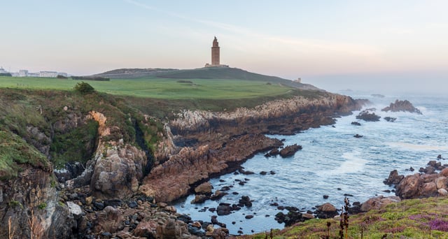 The Tower of Hercules, reconstruction and modernization of the famous Roman lighthouse