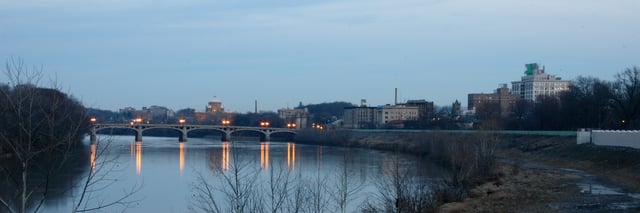 The Susquehanna River and Wilkes-Barre City