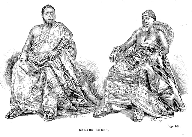 The Ashanti Kingdom Obirempons, c. 1873, Visual Art by Jules Gros.