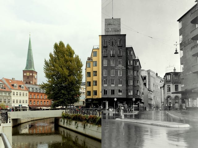 Åboulevarden, 2016 and 1945, opening of the river