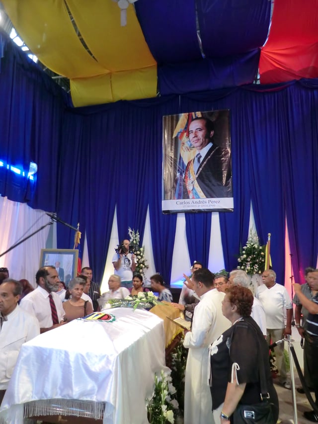 Funeral of Carlos Andrés Pérez in Caracas (5 October 2011)