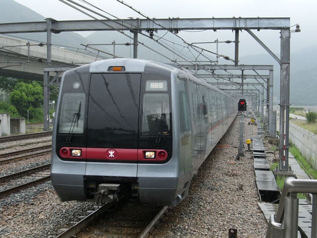 MTR train on the Tung Chung line