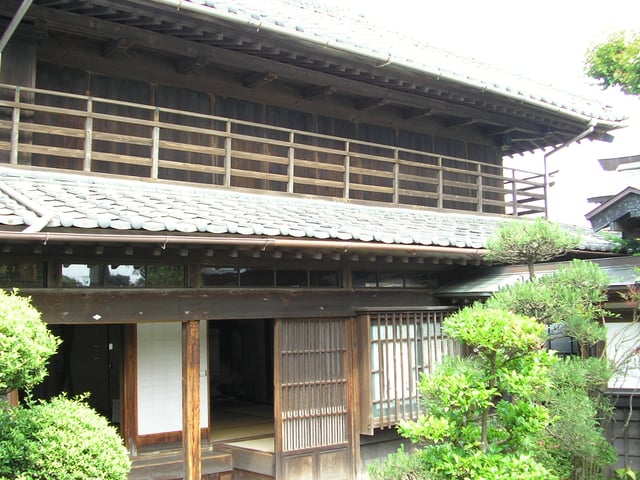 Noguchi's birth home in Isohara, Kitaibaraki