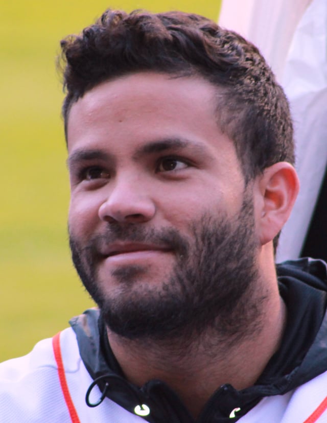 Altuve at an Astros event in January 2015