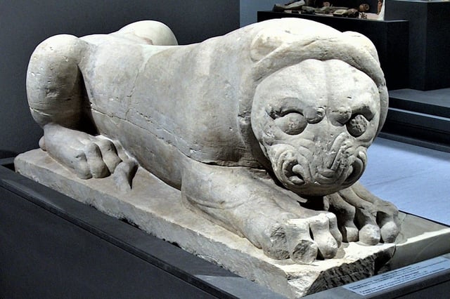 The Lion of Menecrates, found near the tomb and thought to belong to the cenotaph