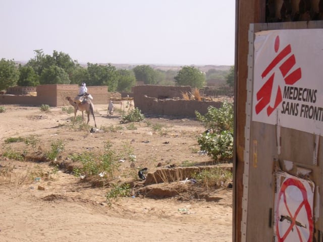An MSF outpost in Darfur (2005)