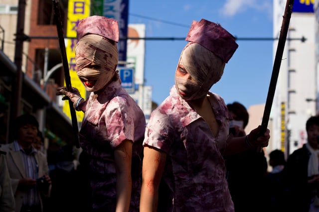 *Silent Hill * cosplayers at the 2014 Nipponbashi Street Festa in Osaka