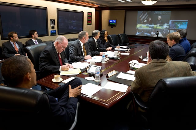 White House conference with FEMA and Department of Homeland Security in preparation for arrival of the hurricane.