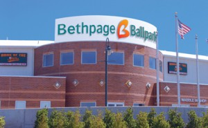 Bethpage Ballpark, home of the Long Island Ducks minor league baseball team