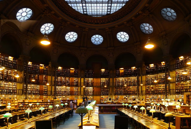 Richelieu reading room, National Library of France
