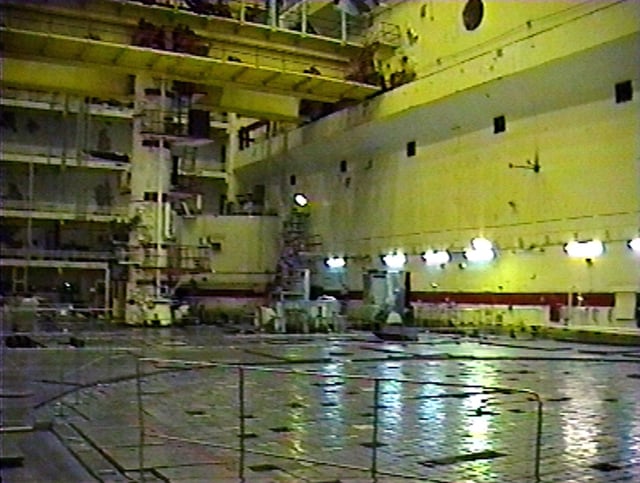 Reactor hall No. 1 of the Chernobyl Plant