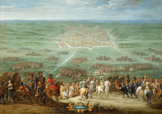 Lambert de Hondt (II): The Surrender of Utrecht on 30 June 1672 to the French king Louis XIV, 1672, Centraal Museum Utrecht