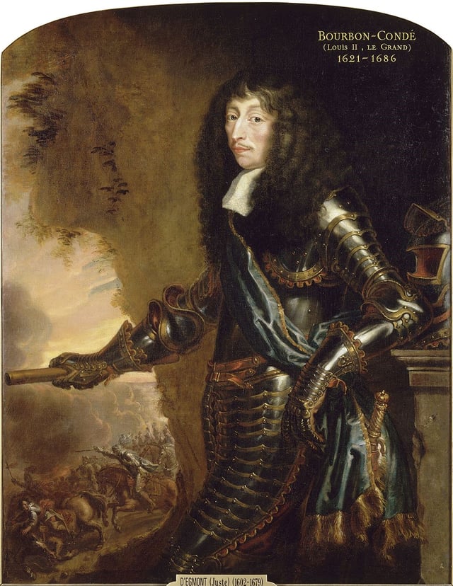 Louis, Prince of Condé (1621–1686); Vauban began his career with Condé during the 1650–1653 Fronde des nobles