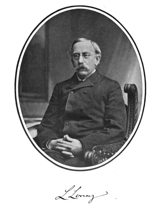 Ludvig Lorenz, 1896