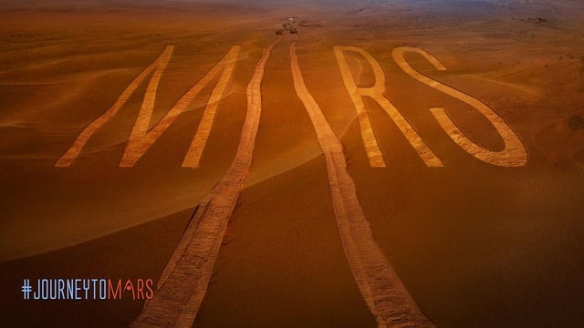 NASA Graphic for the Journey to Mars