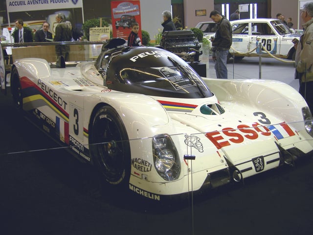 Peugeot 905, 1992 and 1993 winner of 24 Hours of Le Mans