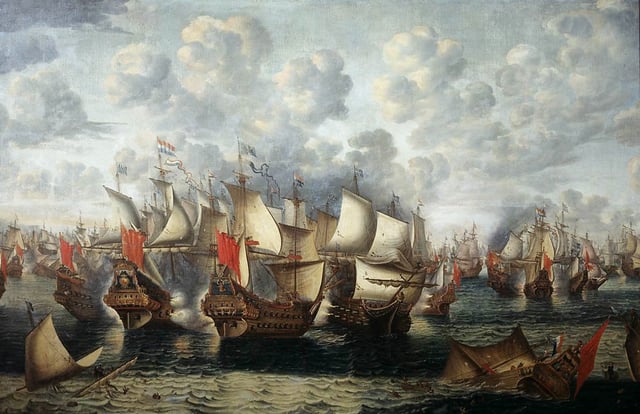 The Battle of the Sound between an allied Dano-Norwegian–Dutch fleet and the Swedish navy, 8 November 1658 (29 October OS)