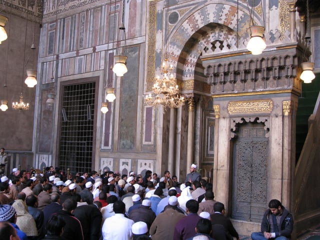 Imam Nawawi's Forty Hadith taught in the Mosque-Madrassa of Sultan Hassan in Cairo, Egypt