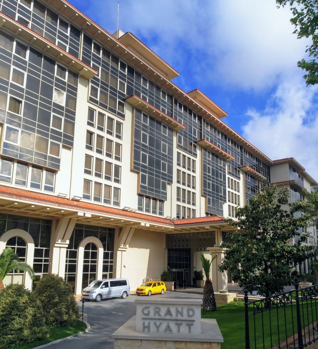 The Grand Hyatt Hotel in Istanbul