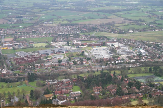 Qinetiq at the Malvern Hills Science Park, or Malvern Technology Centre; the integrated circuit was invented here in 1952