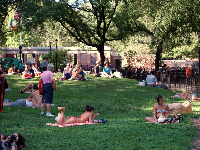 Tompkins Square Park is the recreational and geographic heart of the East Village. It has historically been a part of counterculture, protest and riots