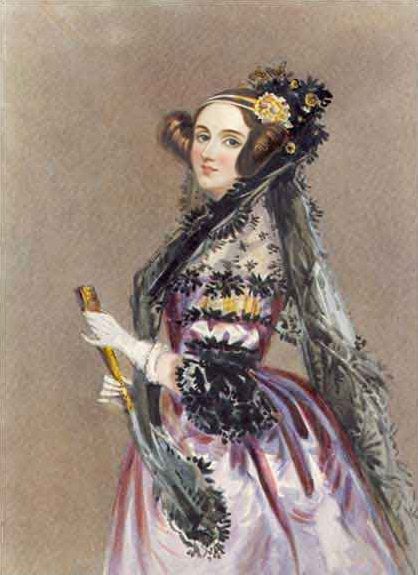 Ada Lovelace is often credited with publishing the first algorithm intended for processing on a computer.