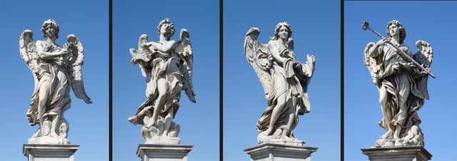 Ponte Sant'Angelos Angel figures