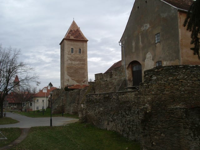 Ruins of Kőszeg castle, site of the Siege of Güns in 1532
