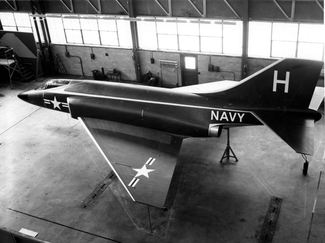 The McDonnell F3H-G/H mockup, 1954