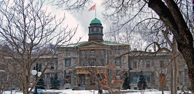 Established in 1821, McGill University is the oldest operating university in Montreal.