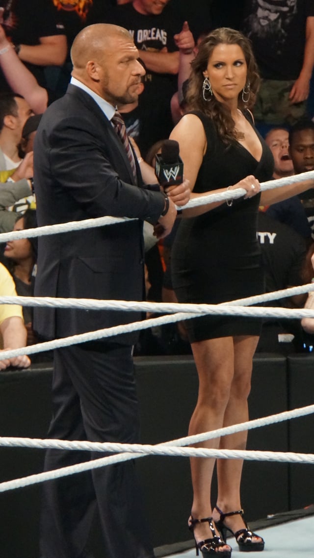 Current WWE minority owners/front office executives/wrestlers Triple H and his wife Stephanie McMahon
