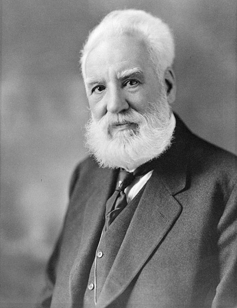 Alexander Graham Bell, inventor of the telephone