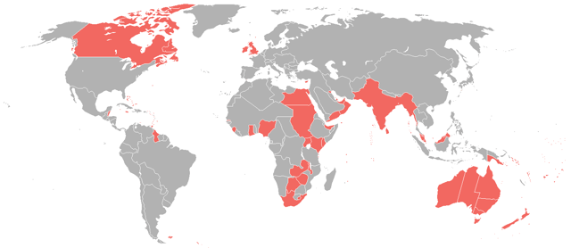 Extent of the British Empire in 1898, prior to the outbreak of the Second Boer War