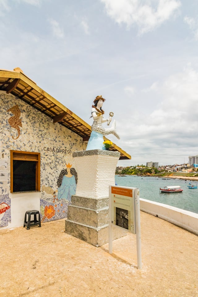 The religious house that holds the Afro-Brazilian goddess Yemanjá in Salvador.