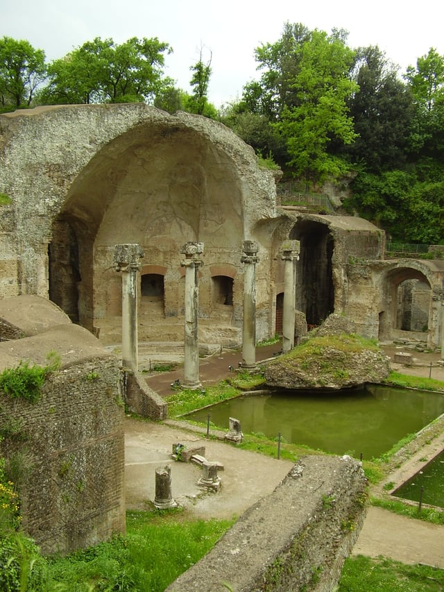 The ruins of Hadrian's Villa in their present state