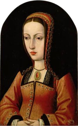 Joanna around the time of her marriage, c. 1496.