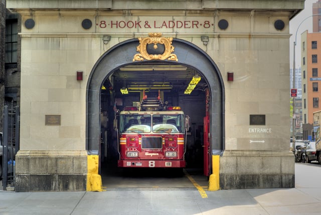 The Manhattan quarters of FDNY Ladder Company 8, also known as the Ghostbusters' Firehouse