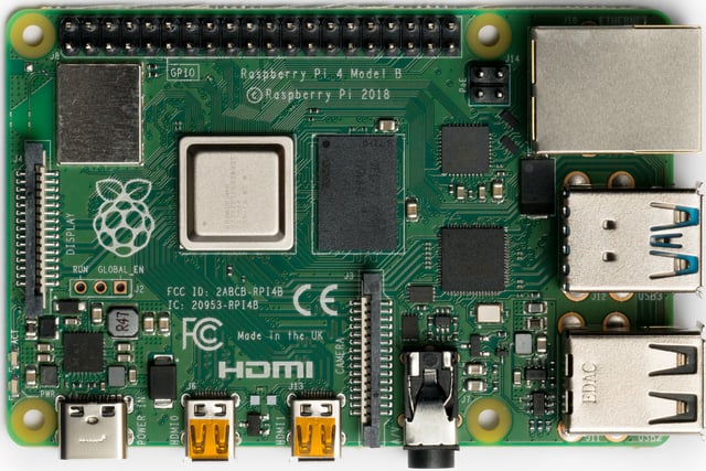 The Raspberry Pi 4 B, introduced in 2019