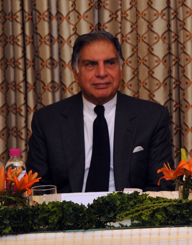 Ratan Tata, the former chairman of Tata Group
