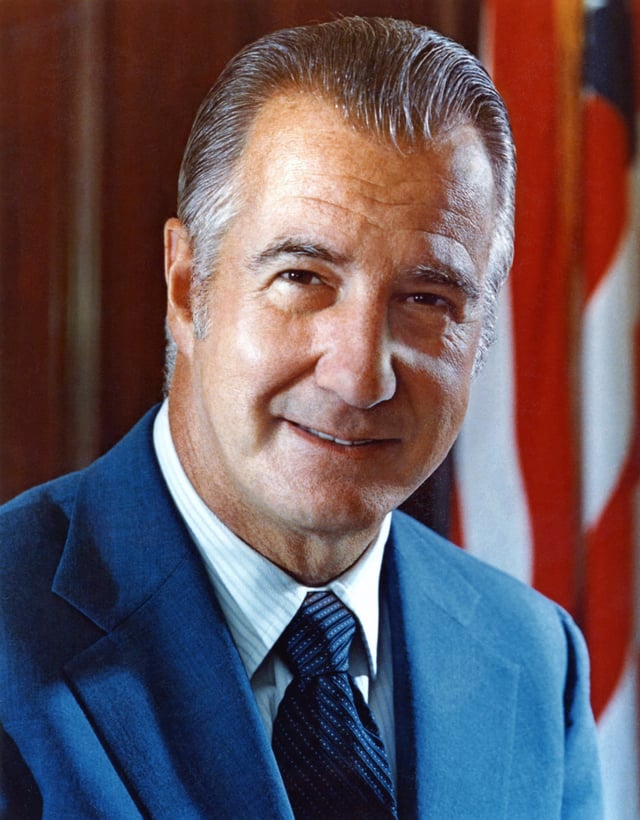 Spiro Agnew, former United States Vice President, is the highest-ranking political leader from Maryland since the founding of the United States.