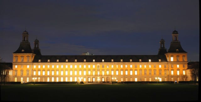 Founded in 1818, the University of Bonn counts Nietzsche, Marx, and German chancellor Adenauer among its alumni.