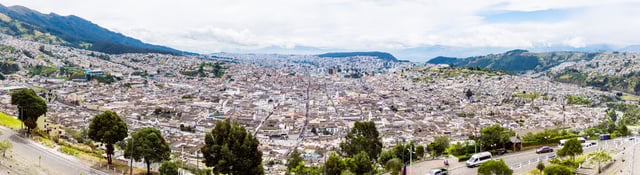 View of Quito from El Panecillo.