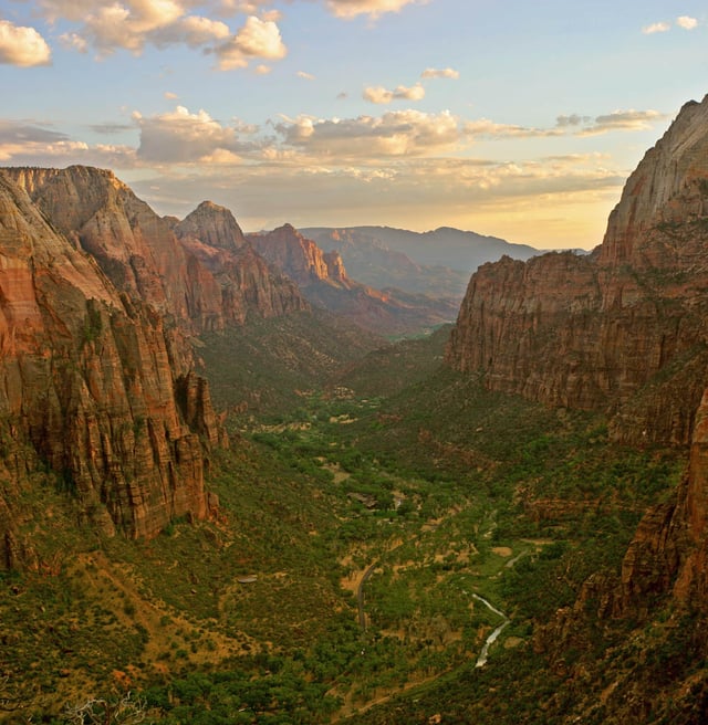 Zion National Park in southern Utah is one of five national parks in the state.