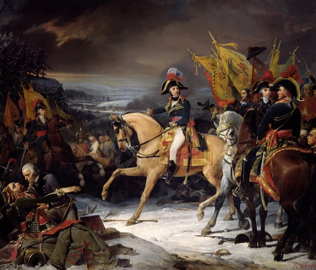 General Moreau at the Battle of Hohenlinden, a decisive French victory in Bavaria which precipitated the end of the Revolutionary Wars