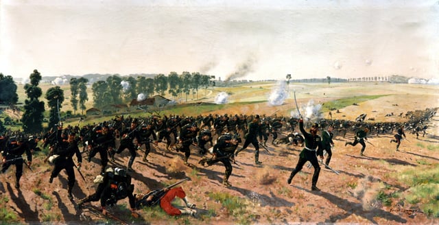The "Rifle Battalion 9 from Lauenburg" at Gravelotte