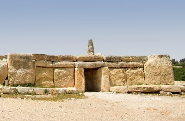 The Megalithic Temples of Malta such as Ħaġar Qim are built entirely of limestone. They are among the oldest freestanding structures in existence.