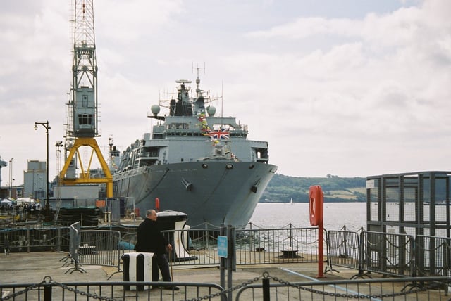 HMS Albion during the HMNB Devonport Navy days, 2006