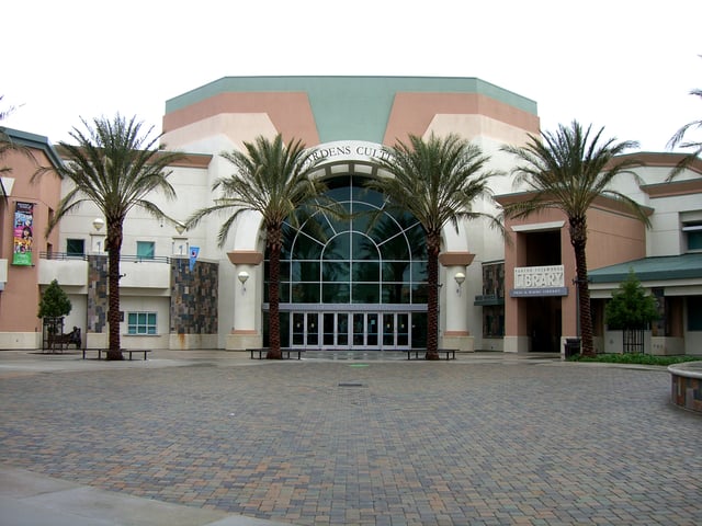 The Victoria Gardens Cultural Center.