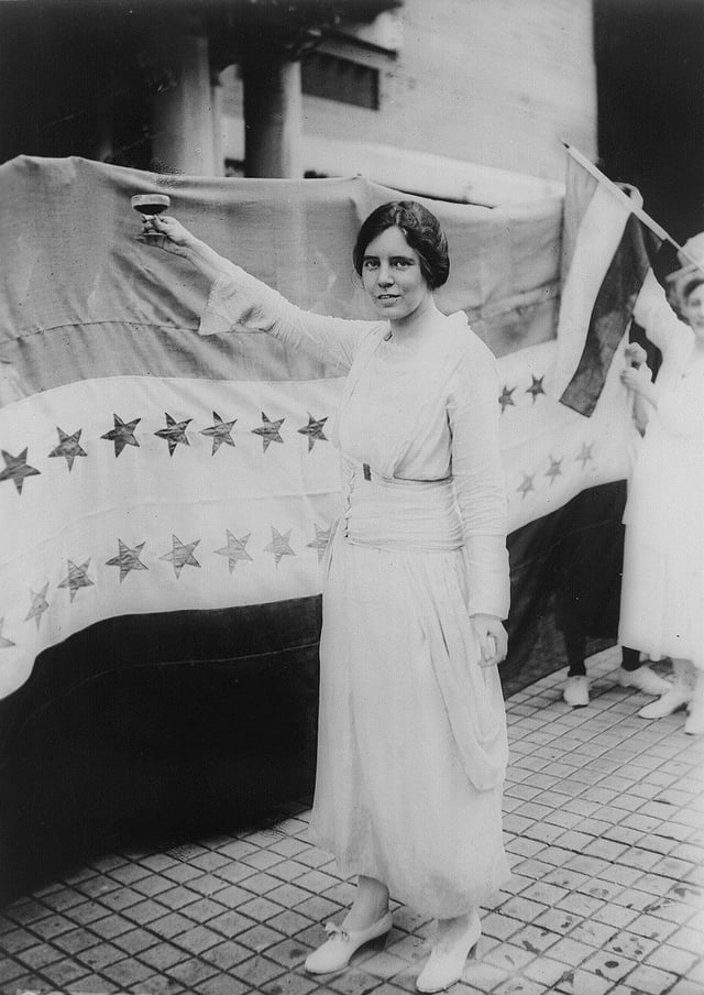 Strategist and activist Alice Paul guided and ran much of the Suffrage movement in the U.S. in the 1910s.